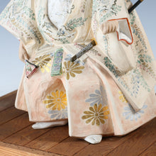 Vintage Japanese Noh Hakata Clay Ceramic Doll -Shogun Tamura-