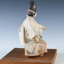 Vintage Japanese Noh Hakata Clay Ceramic Doll -Shogun Tamura-