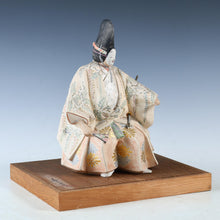 Vintage Japanese Noh Hakata Clay Ceramic Doll -Shogun Tamura-