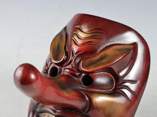 Beautiful Vintage Japanese Iron Buddhism Mask -Tengu- Buddhism Mask Plaque