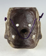 Old Vintage Japanese Golden Paper Clay Noh Mask -Tengu- Braggart  Rare Product