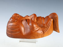 Beautiful Vintage Japanese Hinoki Wooden NOH MASK -Okina- 翁面