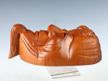 Beautiful Vintage Japanese Hinoki Wooden NOH MASK -Okina- 翁面