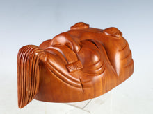 Beautiful Vintage Japanese Hinoki Wooden NOH MASK -Okina- 翁面