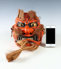 Beautiful Old Vintage Japanese Porcelain Noh Mask -Kagura- Buddhism Mask Plaque