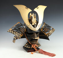 Old Vintage Japanese Samurai Helmet Kabuto -Hard to find product- Genji Style