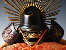 Japanese Old Vintage Samurai Helmet -Hideyoshi's Kabuto- with a mask