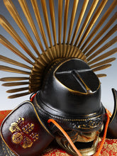 Japanese Old Vintage Samurai Helmet -Hideyoshi's Kabuto- with a mask