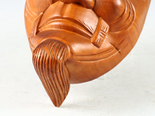 Beautiful Vintage Japanese Hinoki Wooden NOH MASK -Okina- 翁面