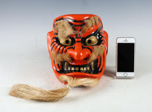 Beautiful Old Vintage Japanese Porcelain Noh Mask -Kagura- Buddhism Mask Plaque