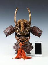 Japanese Samurai Kabuto Helmet - Takeda Shingen Style with Menpo Mask