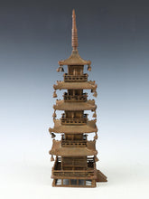 Japanese Vintage Iron Five-Story Pagoda Sculpture - Temple Ornament