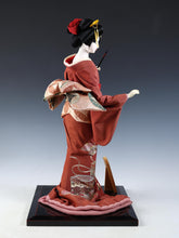 Vintage Japanese Geisha Doll with Traditional Umbrella - Sukiyo Rare Doll - Showa Era