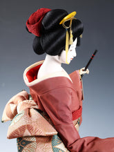 Vintage Japanese Geisha Doll with Traditional Umbrella - Sukiyo Rare Doll - Showa Era