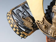 Rare Vintage Japanese Samurai Kabuto Helmet Kusunoki Masashige Style Iron Display Armor 60cm