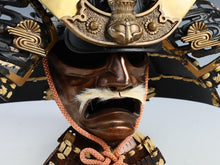 Rare Vintage Japanese Samurai Kabuto Helmet Kusunoki Masashige Style Iron Display Armor 60cm