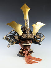 Rare Vintage Japanese Samurai Kabuto Helmet Kusunoki Masashige Style Iron Display Armor 60cm