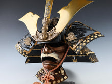Rare Vintage Japanese Samurai Kabuto Helmet Kusunoki Masashige Style Iron Display Armor 60cm