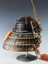 Rare Vintage Japanese Samurai Kabuto Helmet Kusunoki Masashige Style Iron Display Armor 60cm