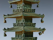 Japanese Vintage Iron Five-Story Pagoda Figure  Takaoka Metalwork, Showa Era