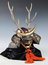 Japanese Samurai Helmet - Shikanosuke Kabuto with Niō Guardian Decoration - Rare Showa Display Piece