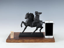 Vintage Japanese Samurai Horseman Sculpture - Iron Small Figure, Showa Era