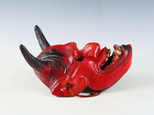 Vintage Japanese Paper Clay Hannya Noh Mask Tsushima