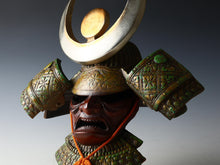 Rare Japanese Samurai Kabuto Helmet with Mask Takeda Shingen Style