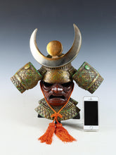 Rare Japanese Samurai Kabuto Helmet with Mask Takeda Shingen Style