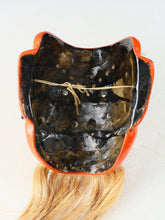 Beautiful Old Vintage Japanese Porcelain Noh Mask - Kagura Buddhism Mask Plaque
