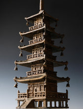 Japanese Vintage Iron Five-Story Pagoda Figure  Takaoka Metalwork, Showa Era