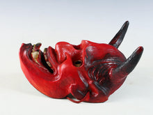 Vintage Japanese Paper Clay Hannya Noh Mask Tsushima