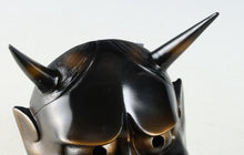Vintage Iron Hannya Mask - Japanese Noh Theater, Showa Era
