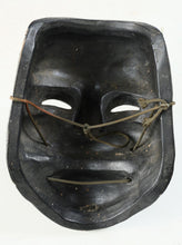 Vintage Japanese Ceramic Noh Mask Okina - Great Okina with Wooden Box