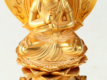 Old Vintage Iron Buddhist Figure  Vairocana Dainichi Nyorai, Showa Era