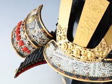Vintage Japanese Samurai Kabuto Helmet Hachiman Hoshi with Menpo Mask Showa Era