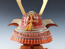 Japanese Samurai Wearable Red Kabuto Helmet with a Mask -Marutake Kohnin Product-
