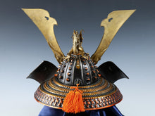 Rare High-Grade Japanese Samurai Kabuto Helmet  Dragon Crest Minamoto Genji Vintage Display