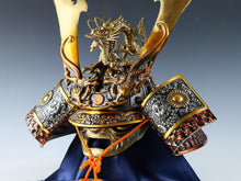 Rare High-Grade Japanese Samurai Kabuto Helmet  Dragon Crest Minamoto Genji Vintage Display
