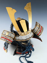 Vintage Japanese Samurai Kabuto Helmet Hachiman Hoshi with Menpo Mask Showa Era